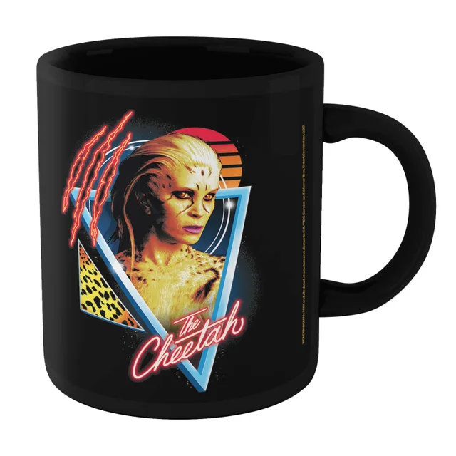 Wonder Woman & The Cheetah Mug - Zwart