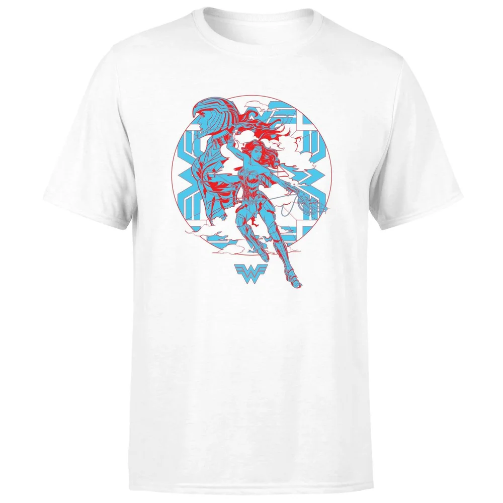 Wonder Woman Amazonian Men's T-Shirt - Wit - S Afbeelding 1