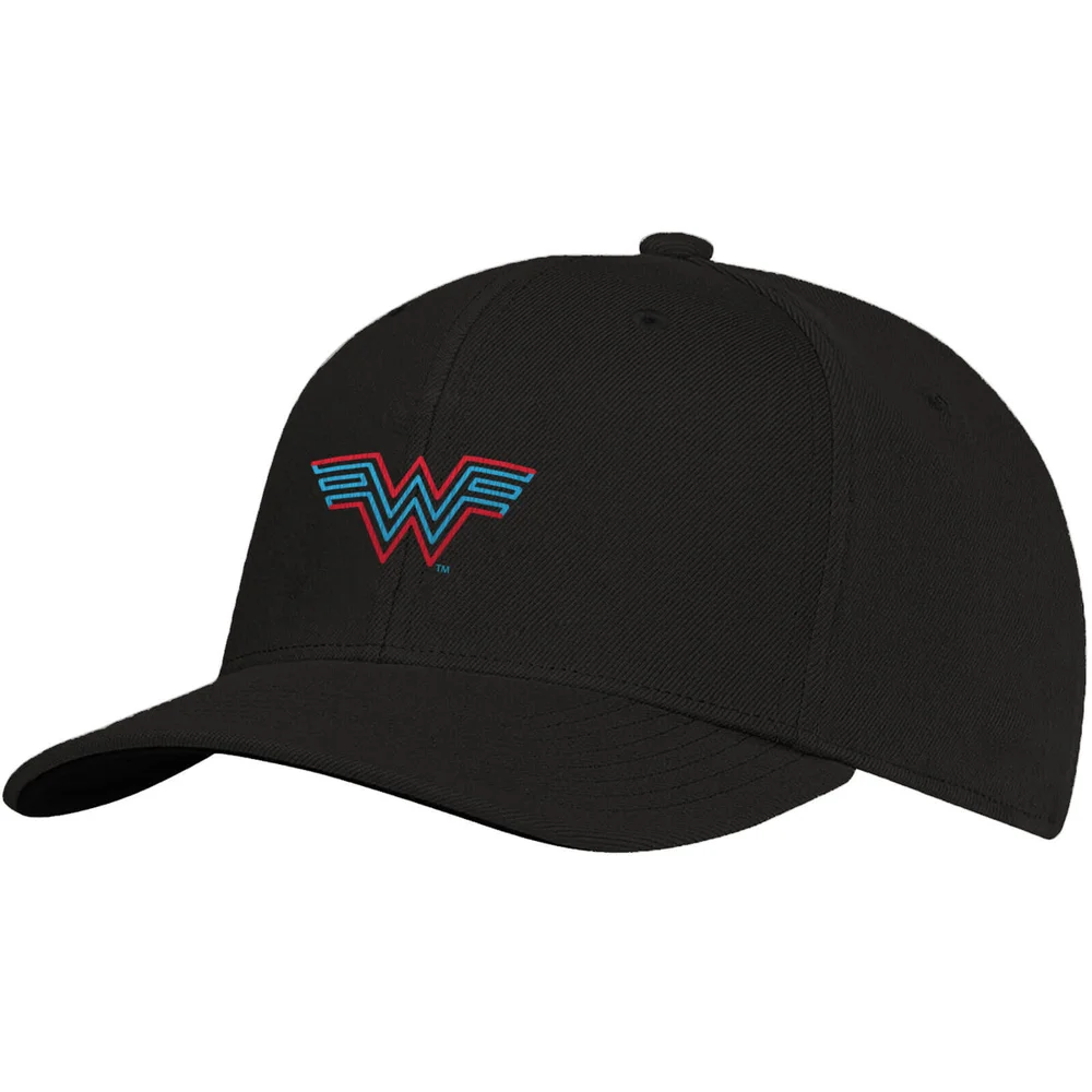 Wonder Woman Embroidered Logo Cap - Black Afbeelding 1