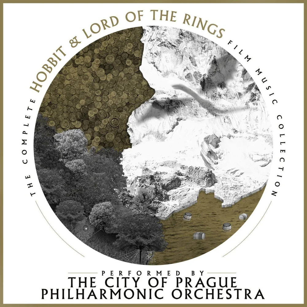 The Hobbit & The Lord of the Rings Film Music Collection Vinyl 2LP Afbeelding 1