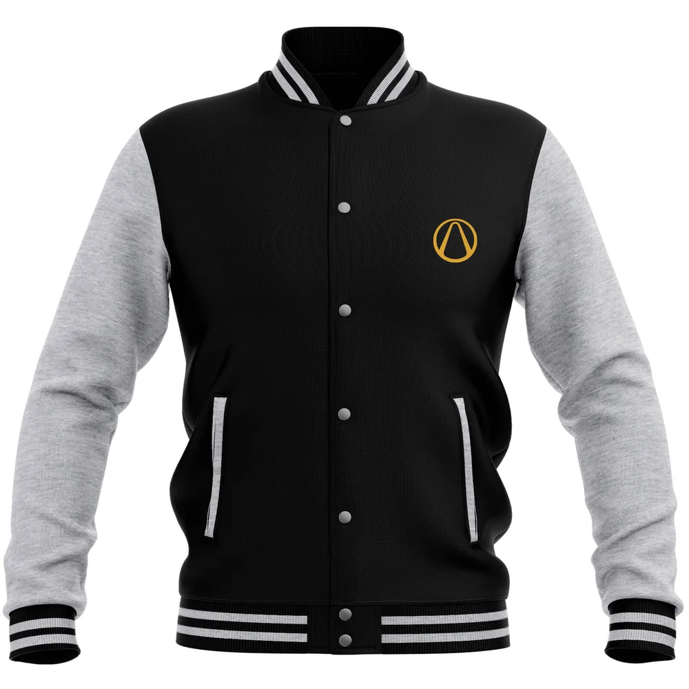 Borderlands 3 Zavvi Exclusive Varsity Jacket - Black Grey - L - Black / Grey Afbeelding 1
