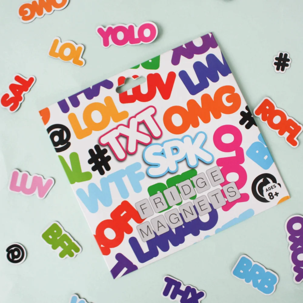 Gift Republic Txt Speak Magnets Afbeelding 1