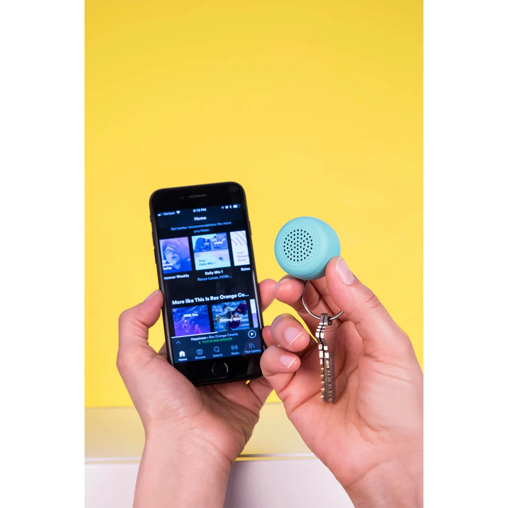 Kikkerland Blue Micro Speaker Afbeelding 1