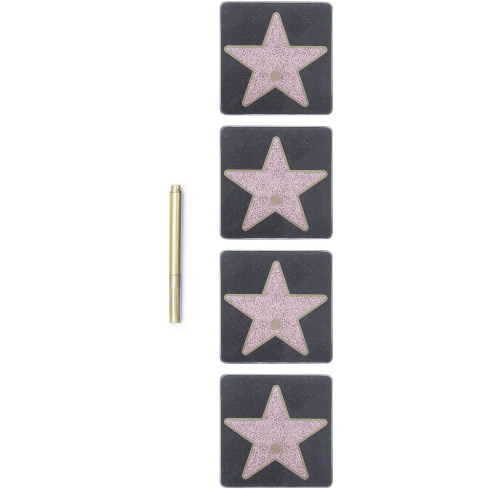 Thumbs Up! Soiree Hollywood Stars Glass Place Afbeelding 1