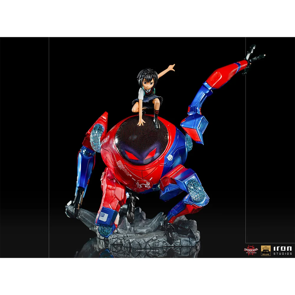Iron Studios Peni Parker & Spider Drone Deluxe 1:10 BDS ArtScale Statue Afbeelding 1