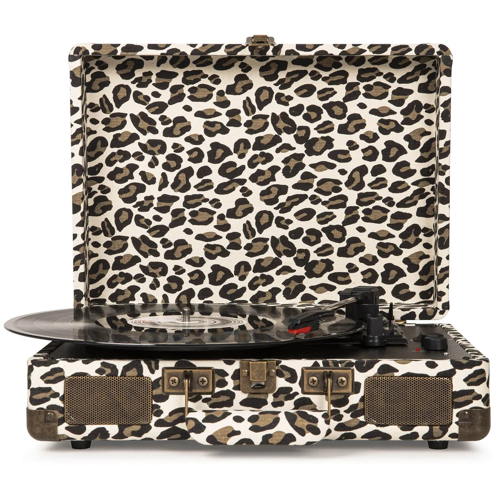 Cruiser Deluxe Portable Turntable (Leopard) Afbeelding 1