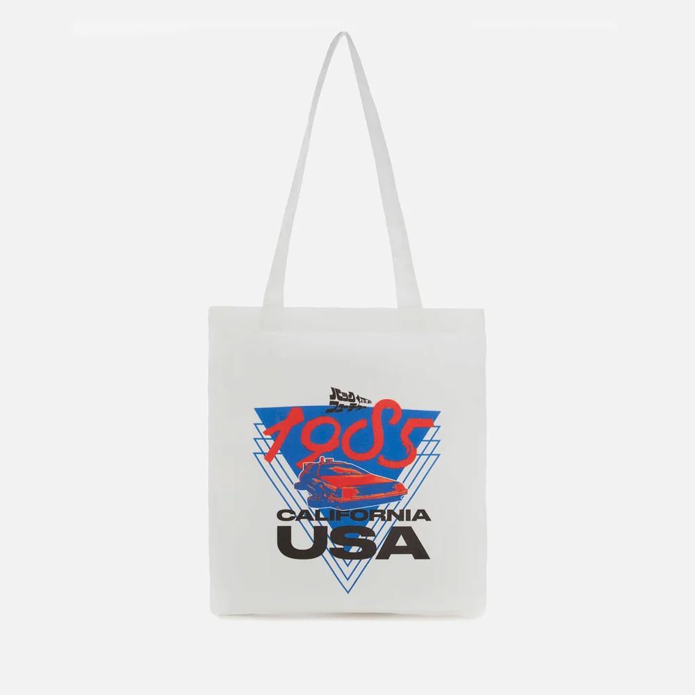Back to the Future Tote Bag - Wit Afbeelding 1