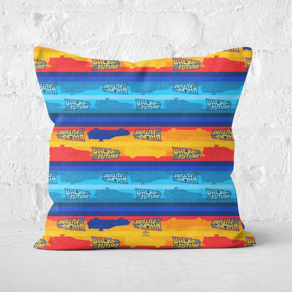 Back to the Future Square Cushion - 40x40cm - Soft Touch Afbeelding 1