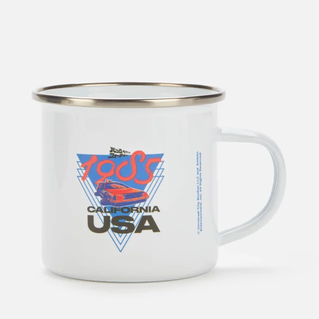 Back to the future Enamel Mok - Wit