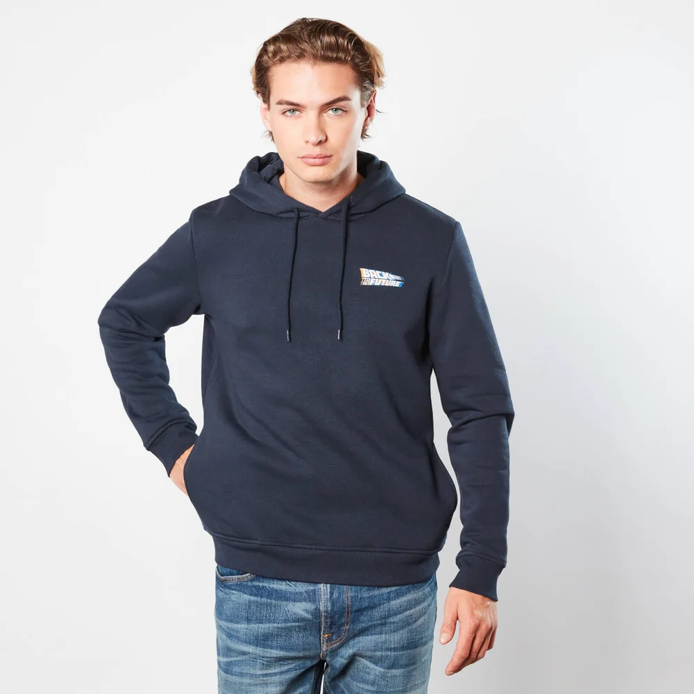 Back to the Future CarStripes Hoodie - Blauw - S Afbeelding 1