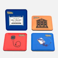 Back to the future Onderzetter set - undefined undefined