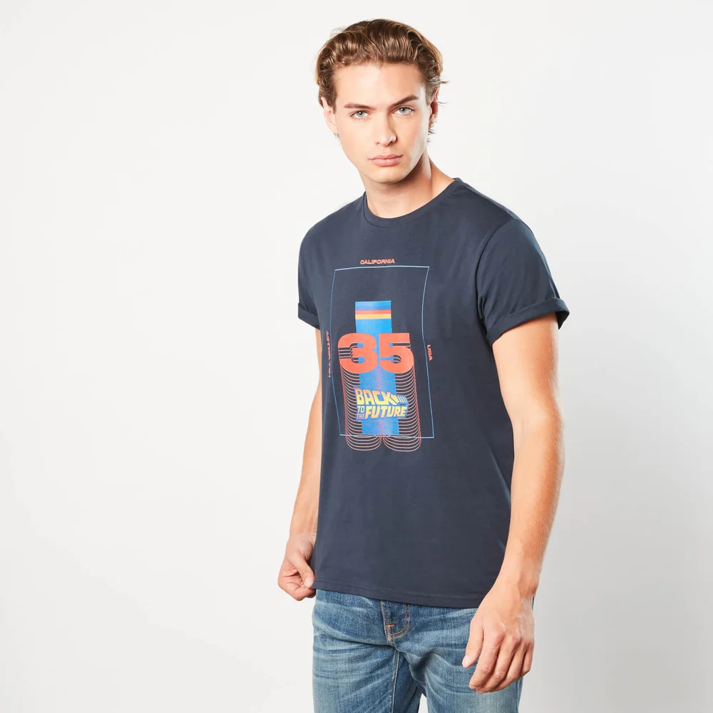 Back to the Future Thirty Five Unisex T-Shirt - Blauw - S Afbeelding 1