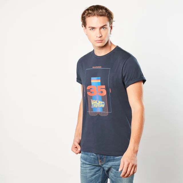 Back to the Future Thirty Five Unisex T-Shirt - Blauw