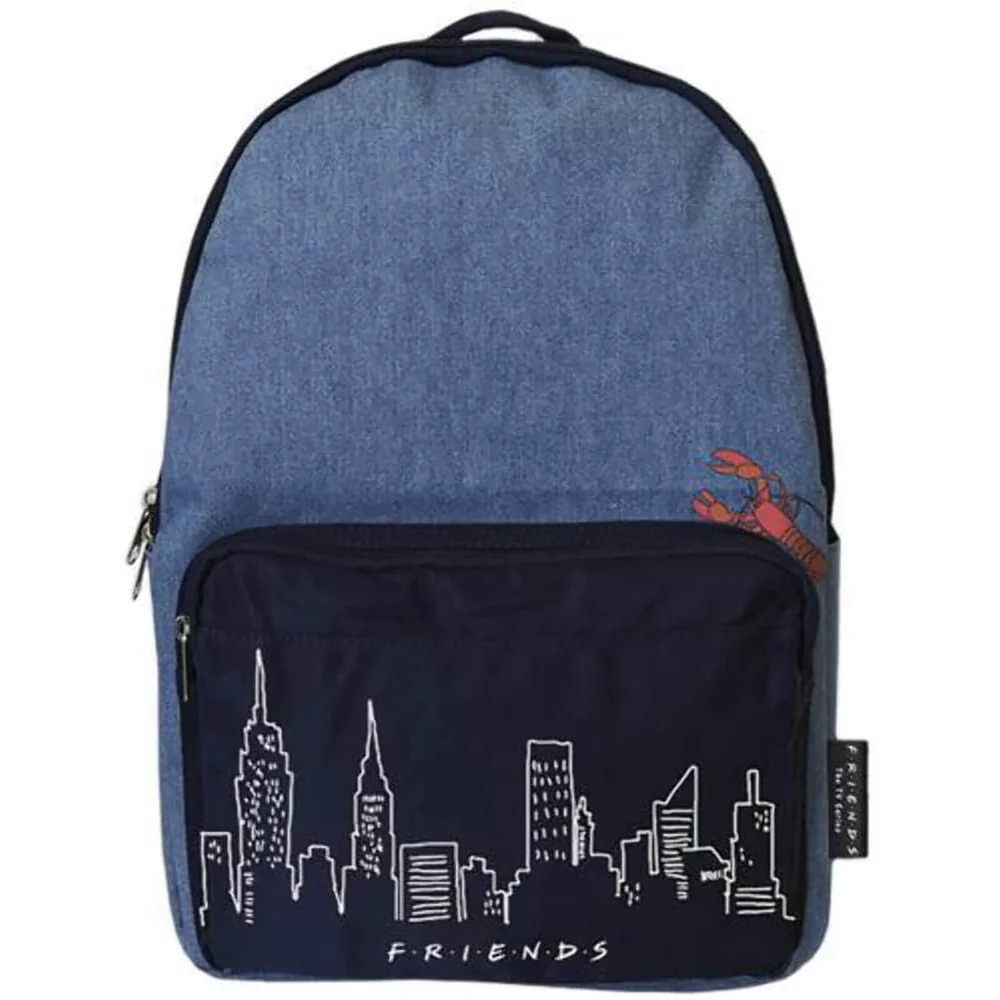 Friends Denim Kreeft Rugzak Afbeelding 1