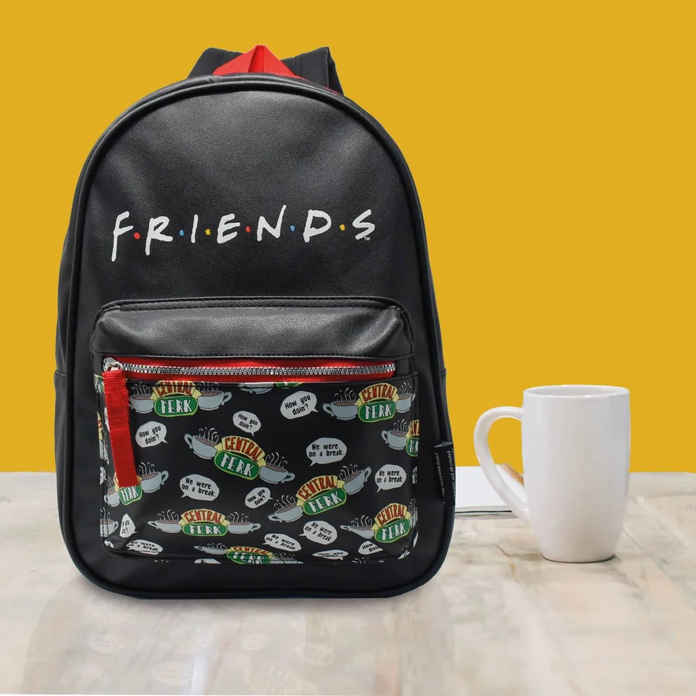Friends Pu Lederen Rugzak Afbeelding 1