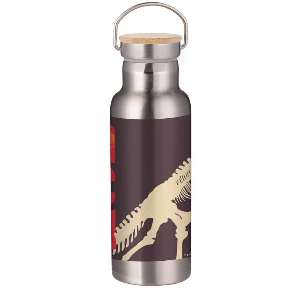 Jurassic Park Skeleton Portable Insulated Water Bottle - Steel Afbeelding 1