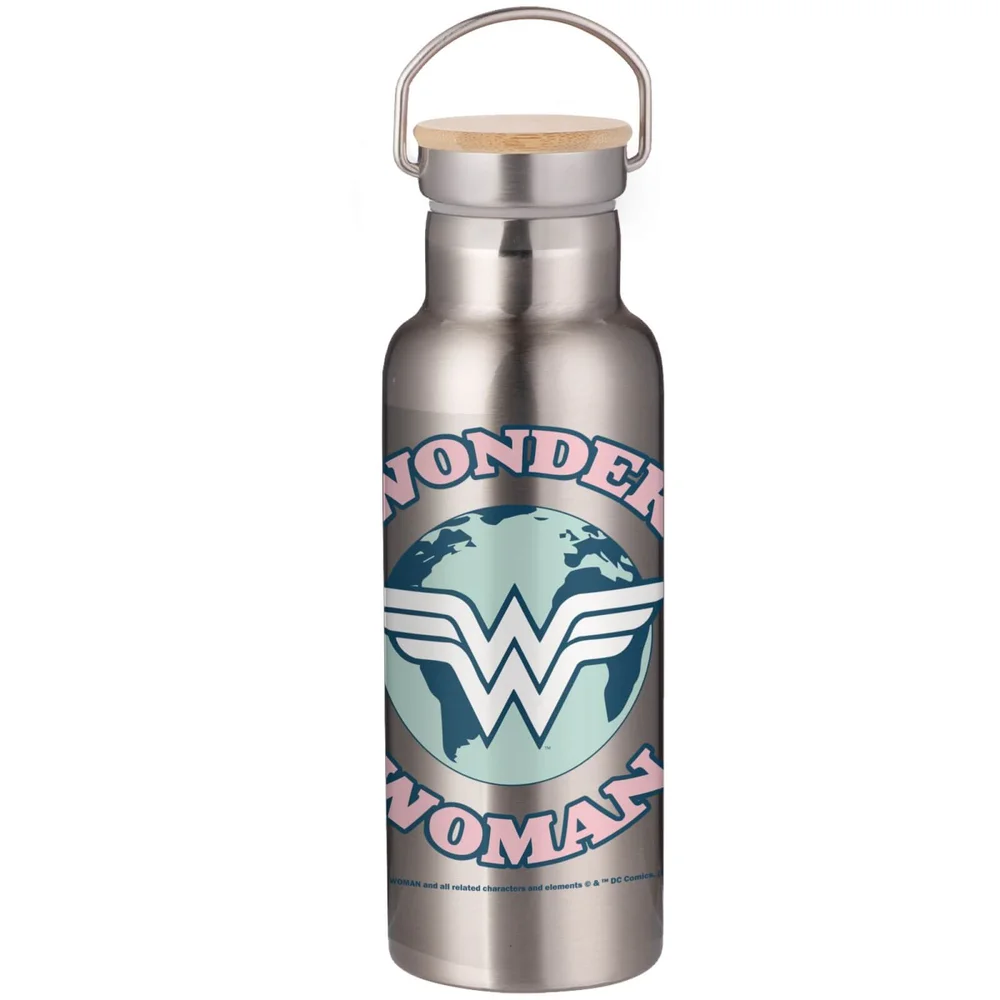 Wonder Woman Logo Portable Insulated Water Bottle - Steel Afbeelding 1