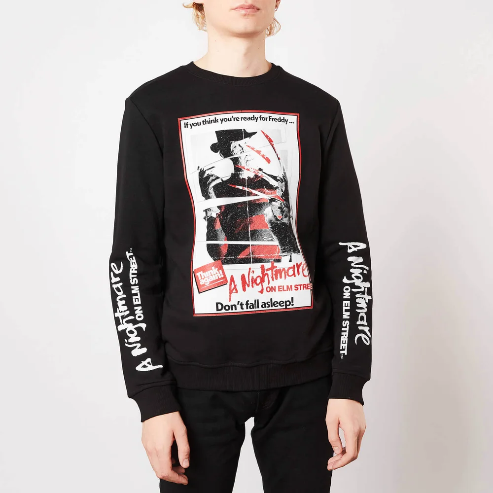 A Nightmare On Elm Street Don't Fall Asleep Sweatshirt - Zwart - S Afbeelding 1