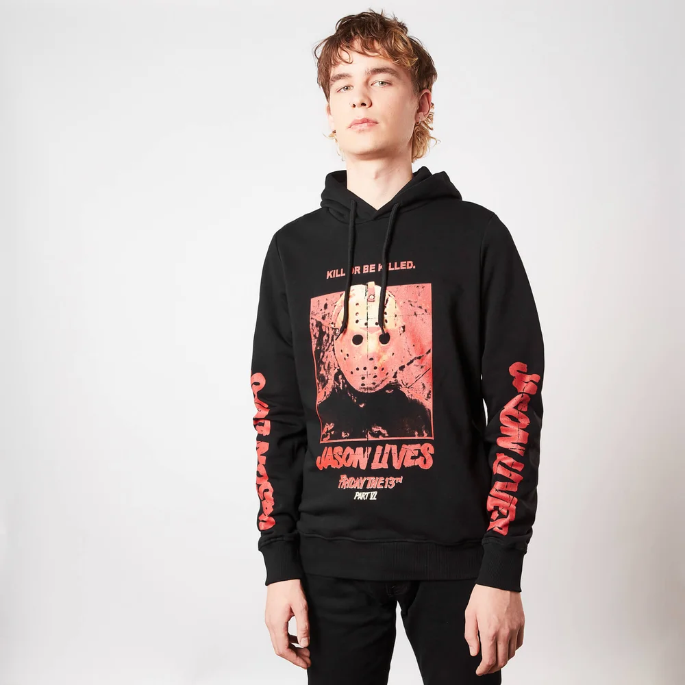 Friday 13th Jason Lives Unisex Hoodie - Zwart - S - Zwart Afbeelding 1