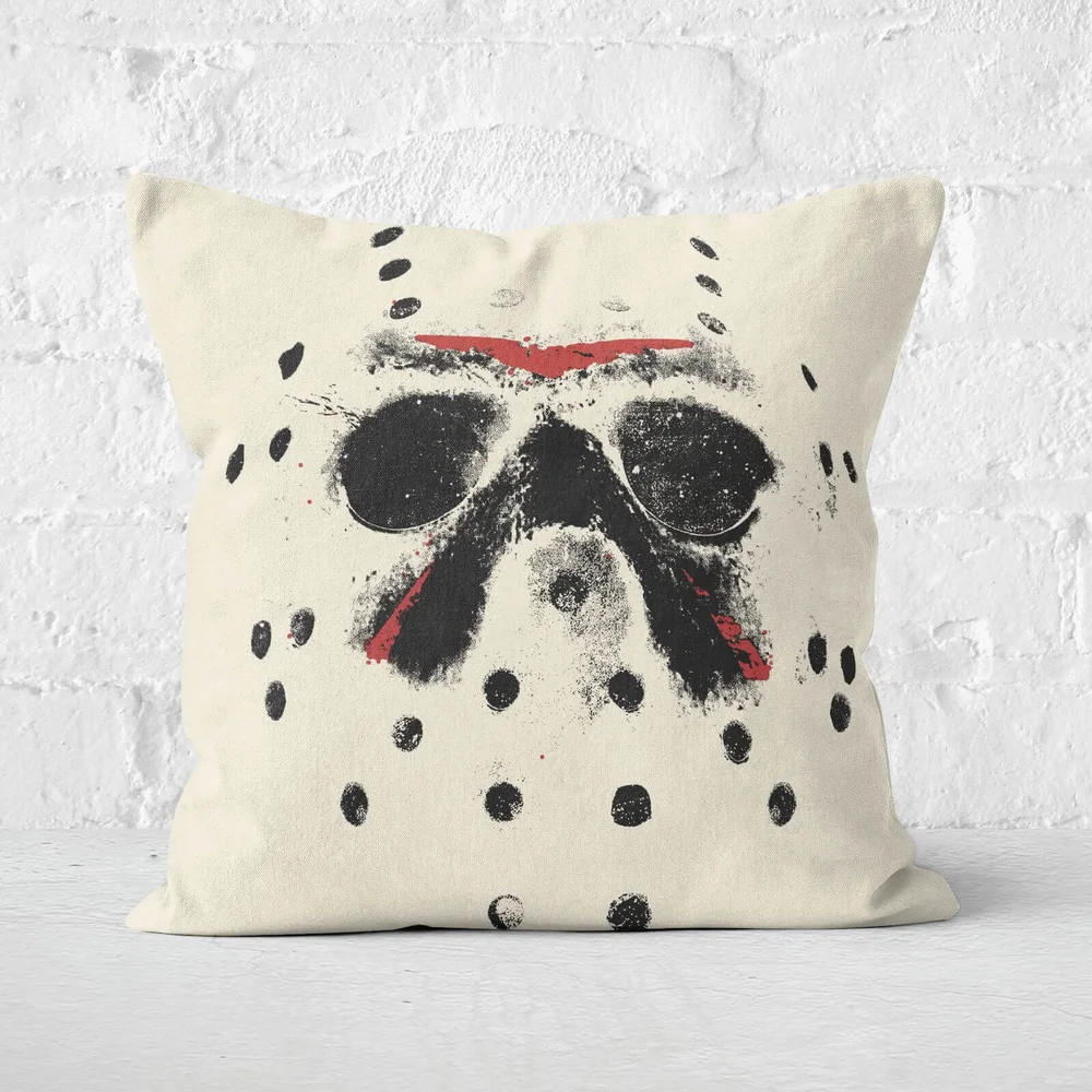 Friday 13th Jason Voorhees Vierkant Kussen - 40x40cm - Soft Touch Afbeelding 1