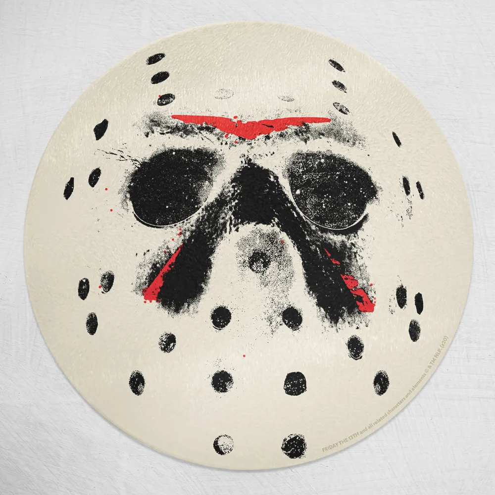 Friday 13th Jason Voorhees Round Snijplank Afbeelding 1