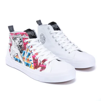 Akedo x DC Comics Wonder Woman High Top - White