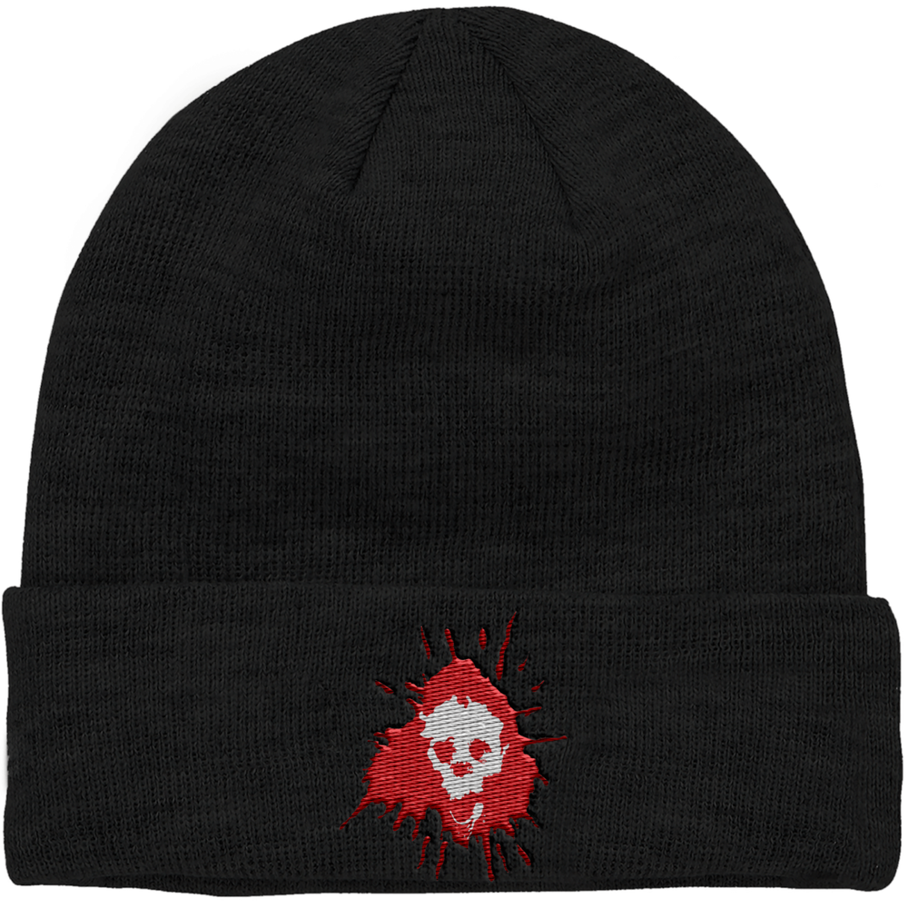 Grimmfest Skull Logo Embroidered Beanie Afbeelding 1