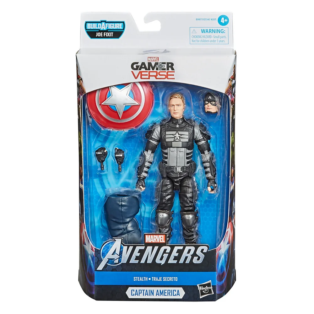 Hasbro Marvel Legends Series Gamerverse Stealth Captain America Actiefiguur Afbeelding 1