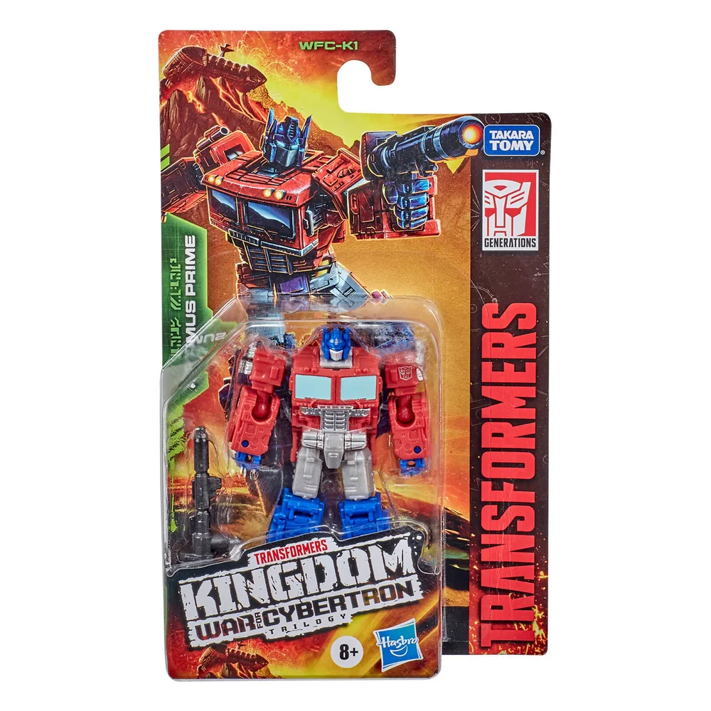 Hasbro Transformers Generations War for Cybertron: Kingdom Core Class WFC-K1 Optimus Prime Actiefiguur Afbeelding 1