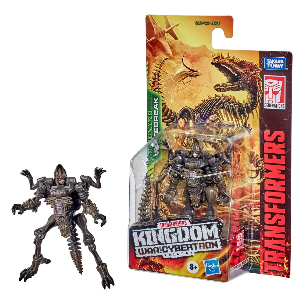 Hasbro Transformers Generations War for Cybertron: Kingdom Core Class WFC-K3 Vertebreak Actiefiguur Afbeelding 1