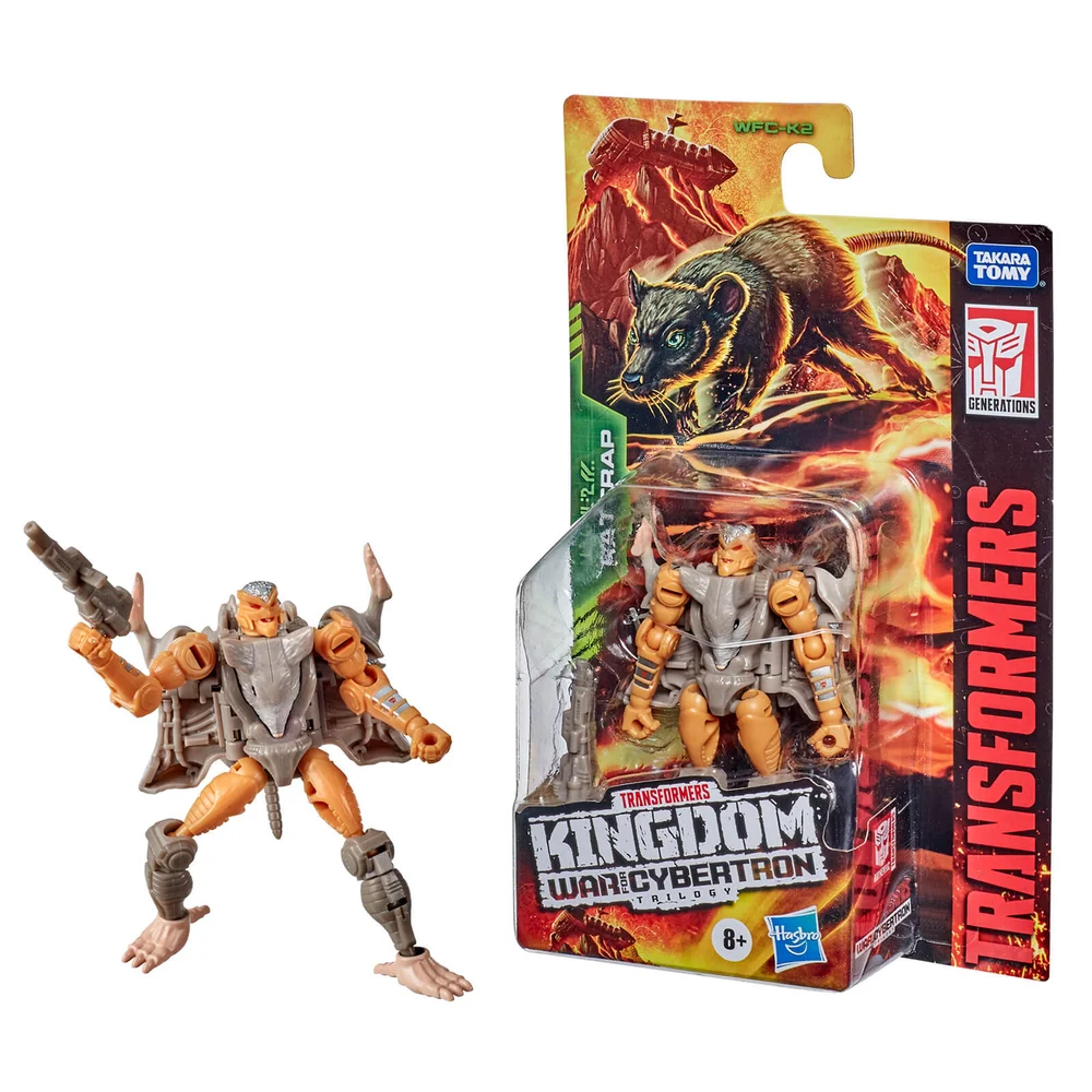 Hasbro Transformers Generations War for Cybertron: Kingdom Core Class WFC-K2 Rattrap Actiefiguur Afbeelding 1