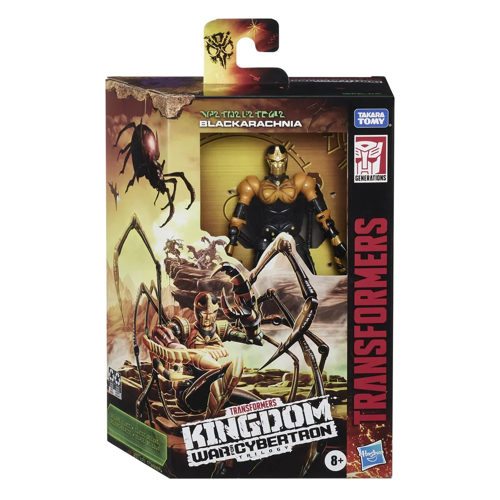 Hasbro Transformers Generations War for Cybertron: Kingdom Deluxe WFC-K5 Blackarachnia Actiefiguur Afbeelding 1