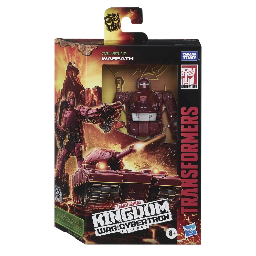 Hasbro Transformers Generations War for Cybertron: Kingdom Deluxe WFC-K6 Warpath Actiefiguur Afbeelding 1