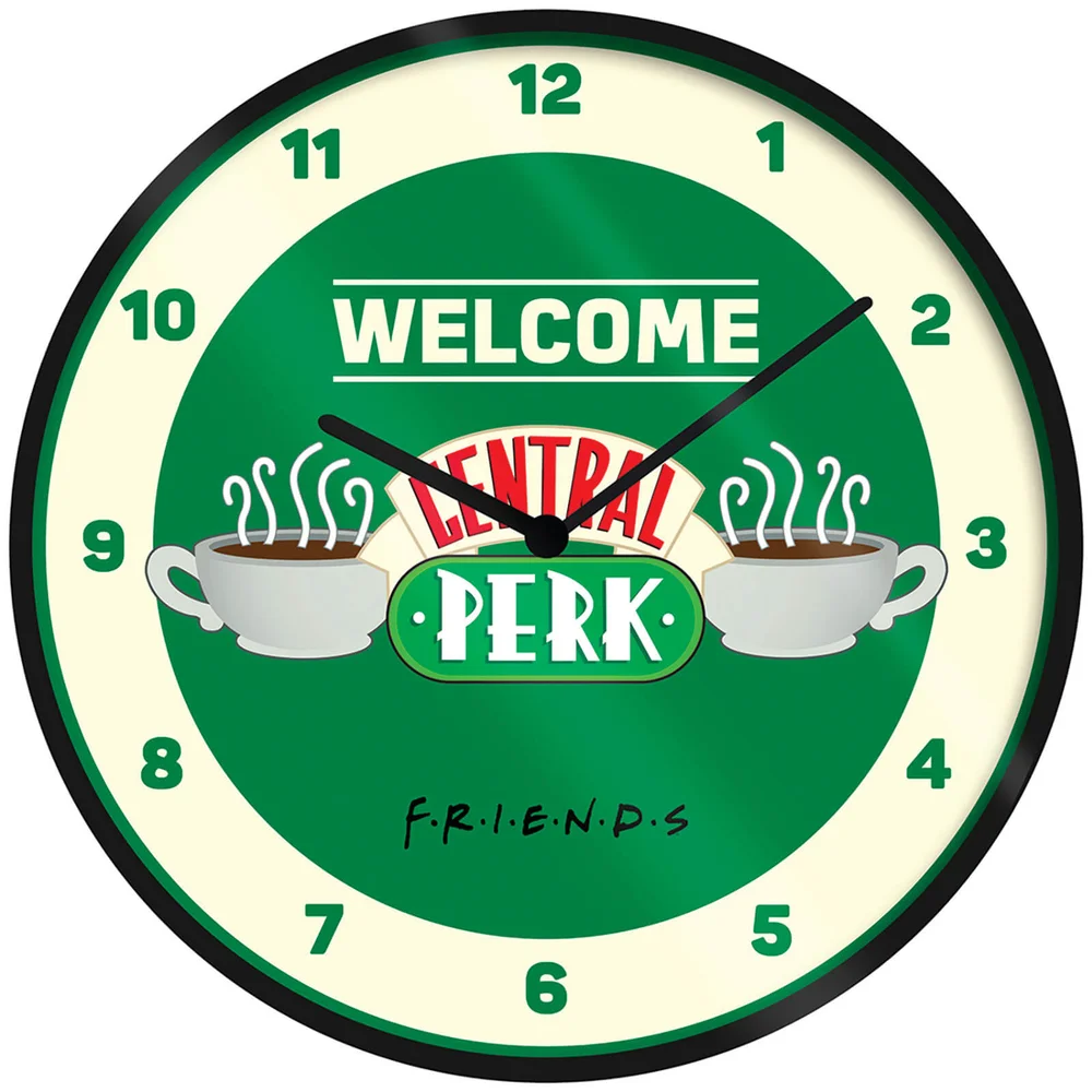 Friends Central Perk Clock 10 Inch Afbeelding 1