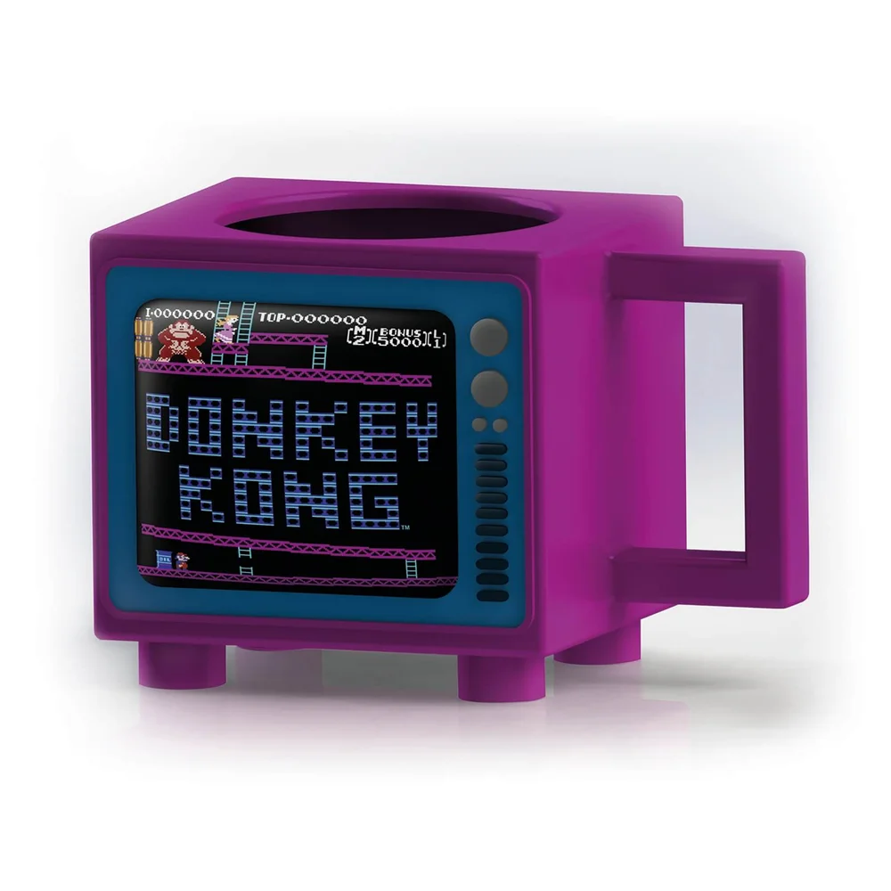 Nintendo Donkey Kong Retro TV Warmte Wisselende Mok Afbeelding 1