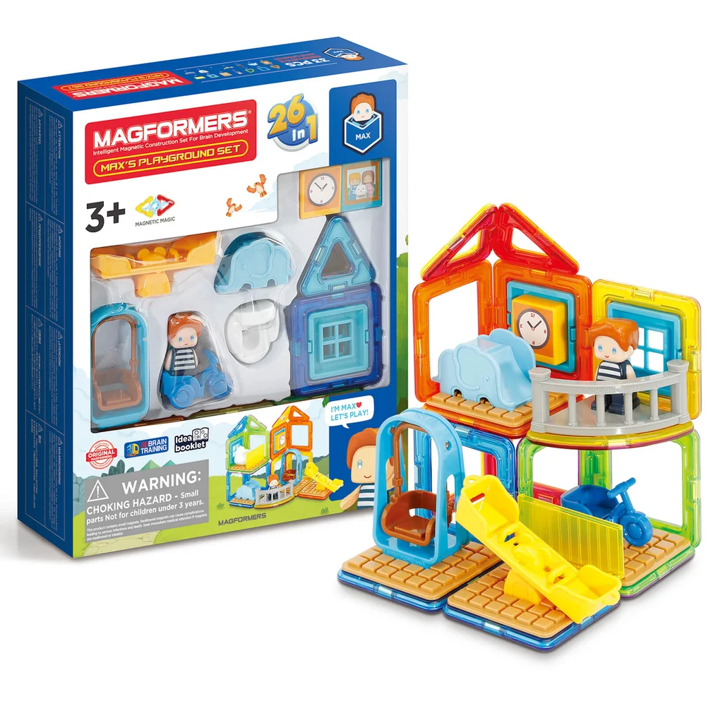 Magformers Max's Speelplaats Afbeelding 1