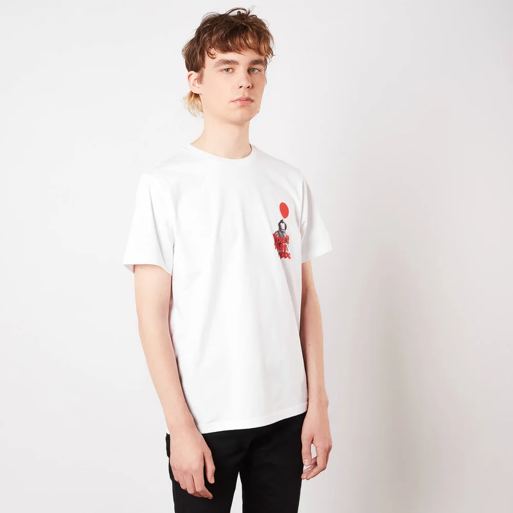 IT Chapter 1 (2017) You'll Float Too Unisex Heavyweight T-Shirt - Wit - S Afbeelding 1