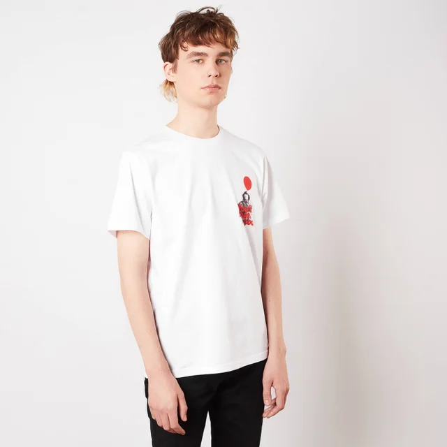 IT Chapter 1 (2017) You'll Float Too Unisex Heavyweight T-Shirt - Wit