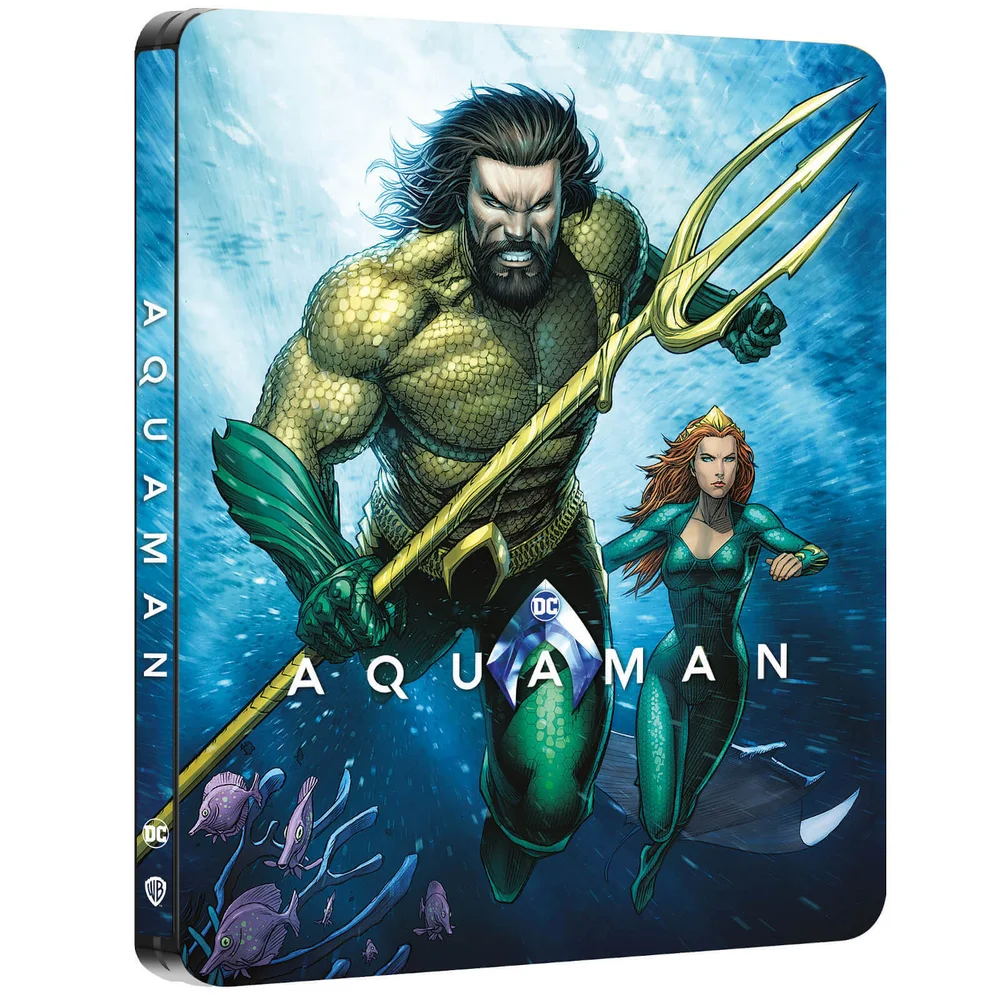 Aquaman - Zavvi Exclusief 4K Ultra HD Steelbook (Inclusief 2D Blu-ray) Afbeelding 1