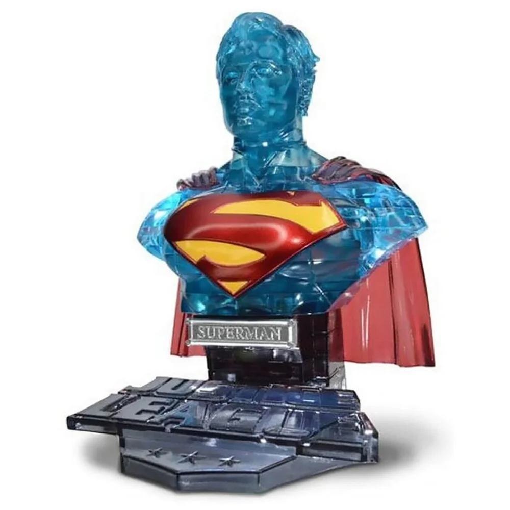 DC Comics Superman Clear 72 Piece 3D Jigsaw Puzzle Afbeelding 1