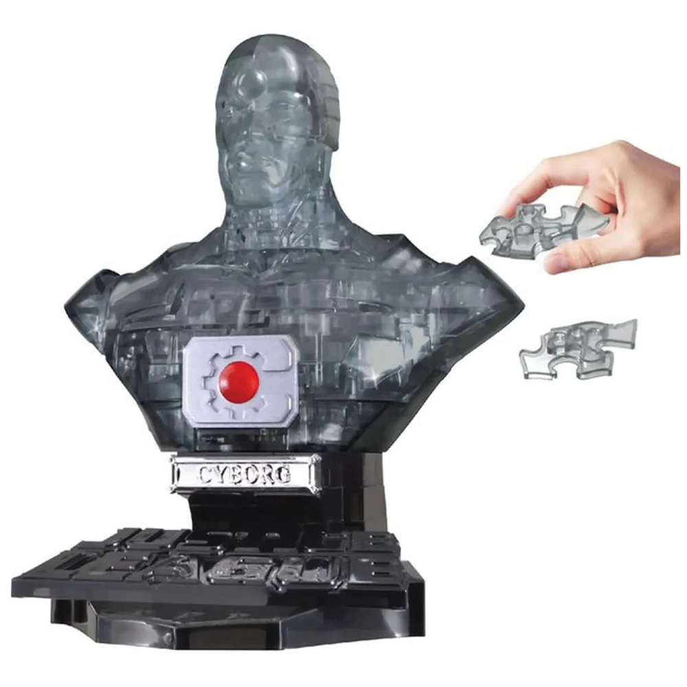 DC Comics Cyborg Clear 72 Piece 3D Jigsaw Puzzle Afbeelding 1