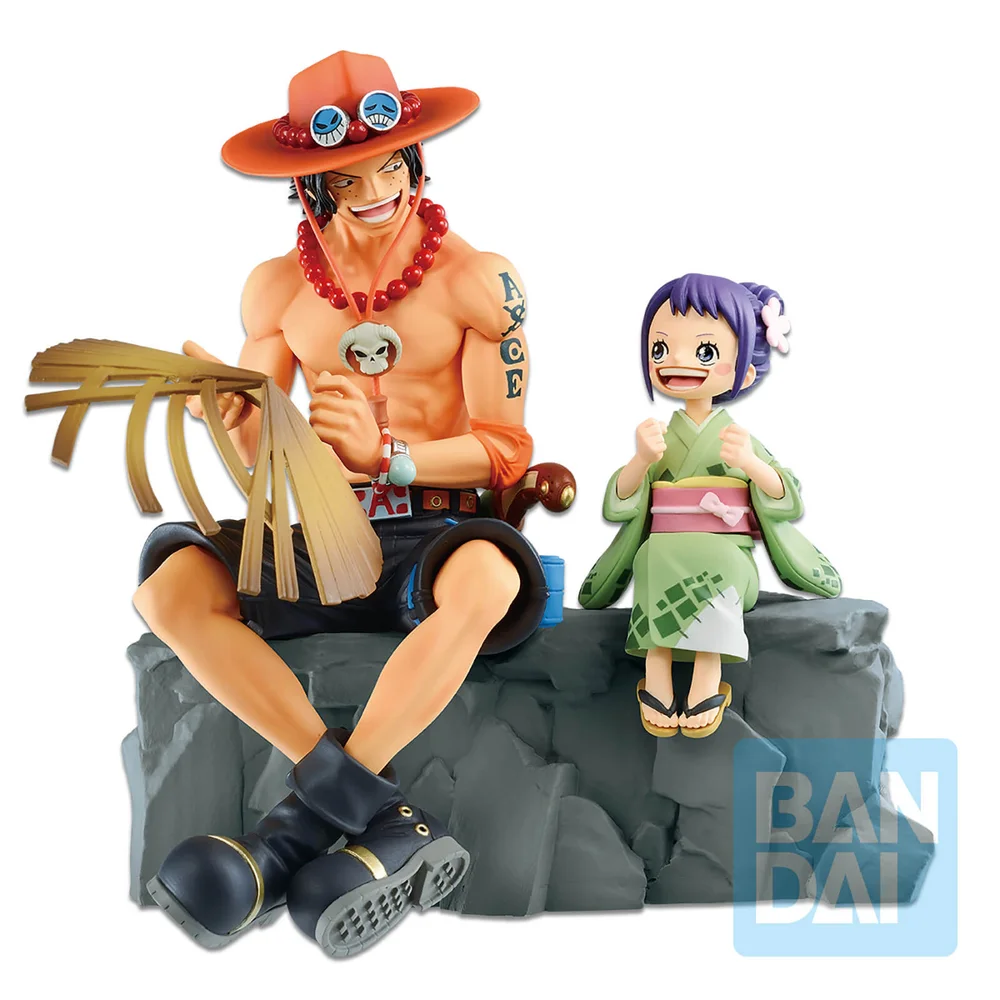 One Piece Ichibansho Figure Emorial Vignette Ace en Otama Afbeelding 1