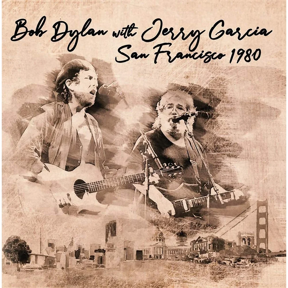Bob Dylan met Jerry Garcia - San Francisco 1980 2LP Afbeelding 1