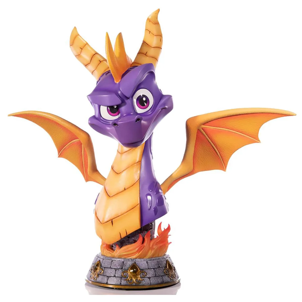 First 4 Figures Spyro de Draak Levensgrote Buste 70 cm Afbeelding 1