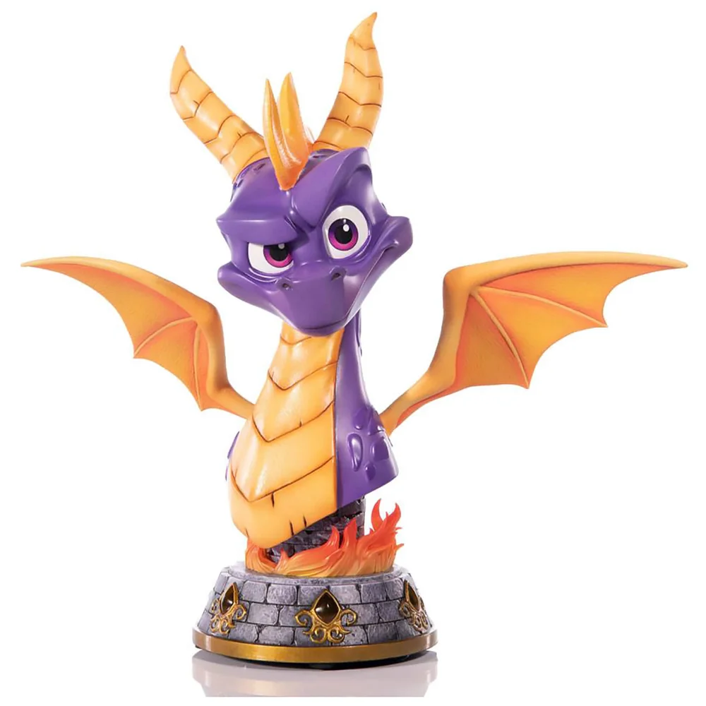 First 4 Figures Spyro the Dragon Grand-Scale Bust 15 Inch Afbeelding 1