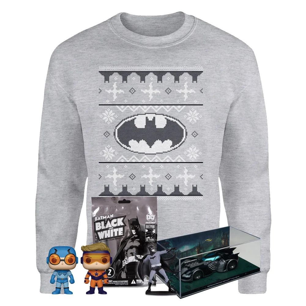 DC Comics Officially Licensed MEGA Christmas Gift Set - Includes Christmas Jumper plus 3 gifts - S Afbeelding 1