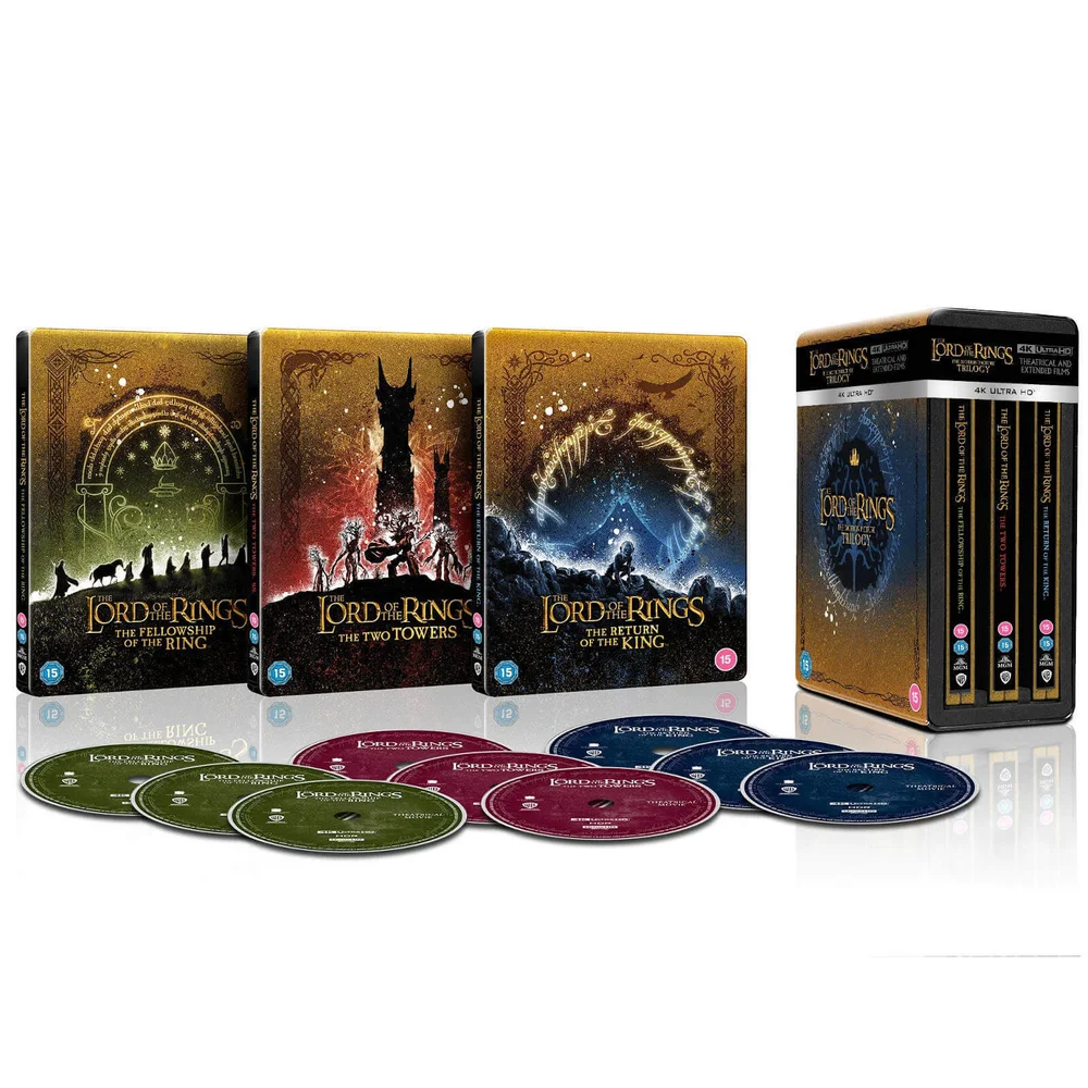 The Lord of the Rings Trilogie - Limited Edition 4K Ultra HD Steelbook Collectie Afbeelding 1