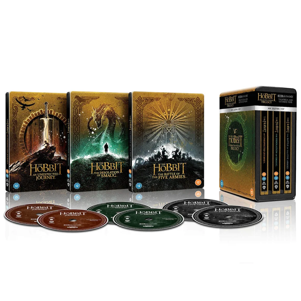 The Hobbit Trilogie - Limited Edition 4K Ultra HD Steelbook Collectie Afbeelding 1