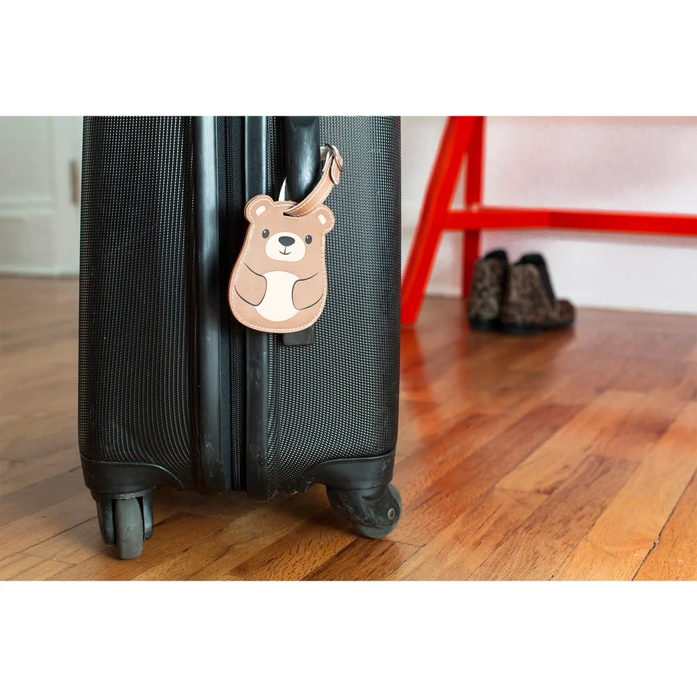 Bear Luggage Tag Afbeelding 1