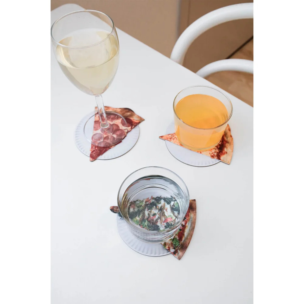 Pizza Coaster Set Afbeelding 1
